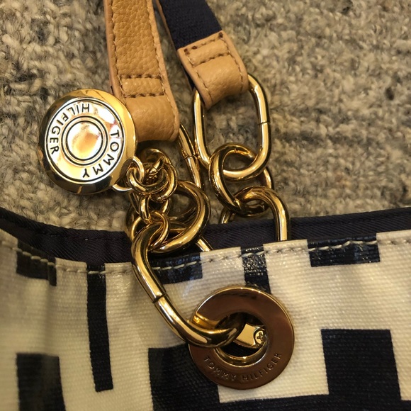 Tommy Hilfiger Vinyl Canvas Tote - Picture 4 of 4